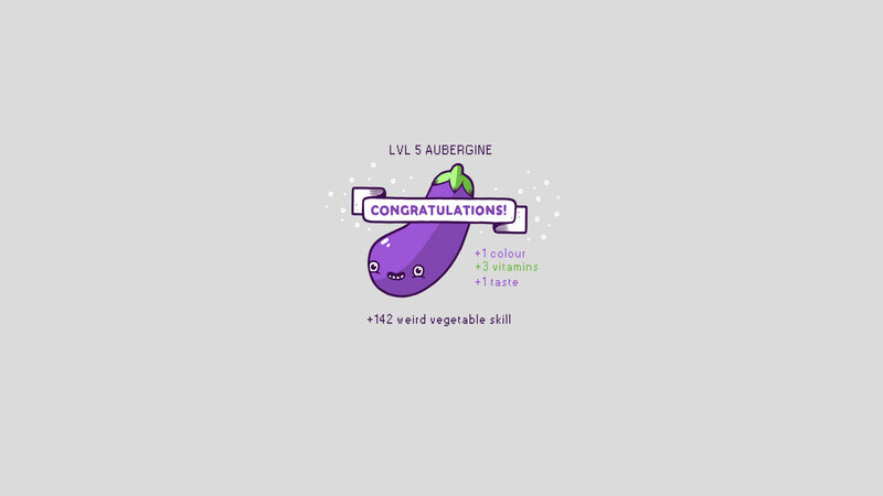 Cartoon Aubergine