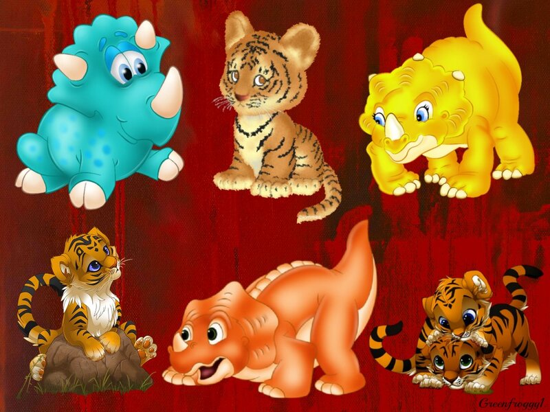 Cartoon Baby Animals
