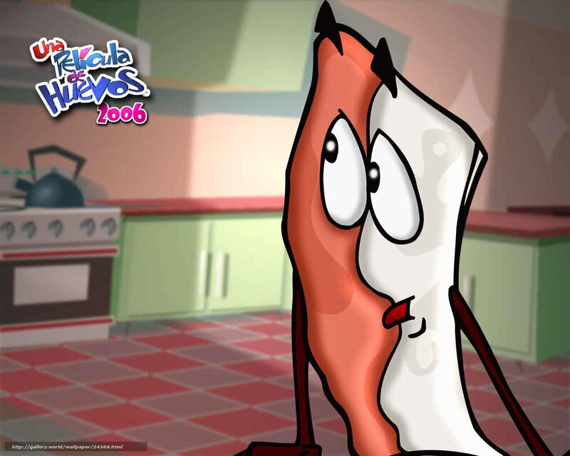 Cartoon Bacon Character