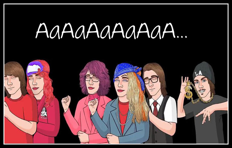 cartoon band group