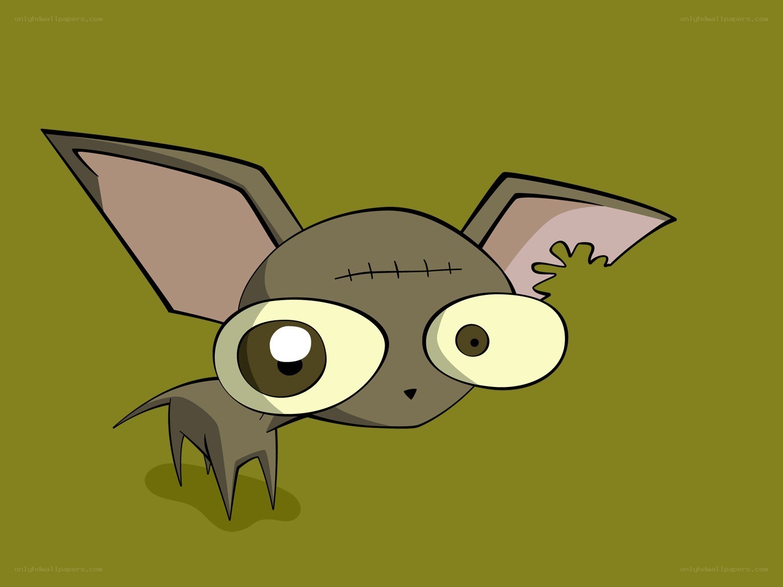 cartoon bat character