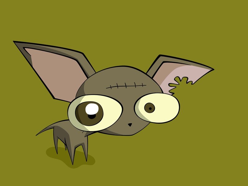 Cartoon Bat Creature