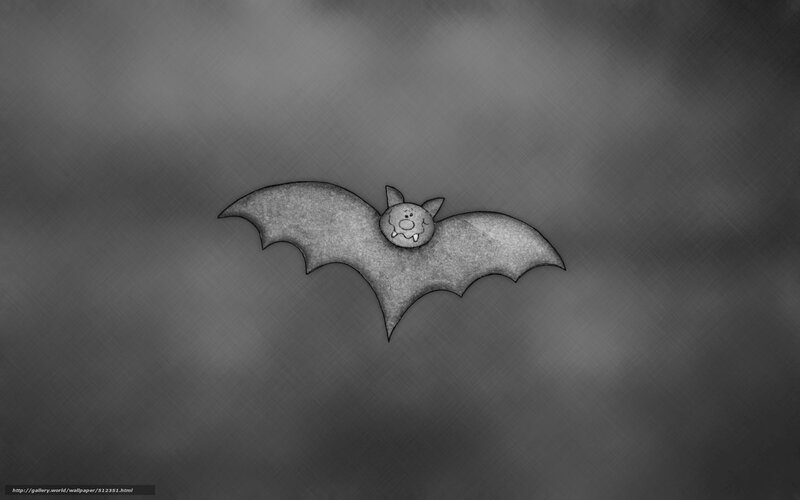 cartoon bat flying