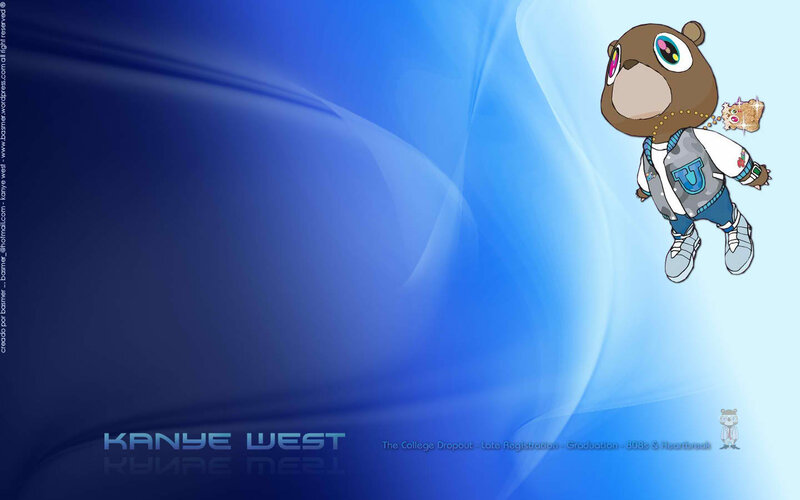 Cartoon Bear Character — Blue