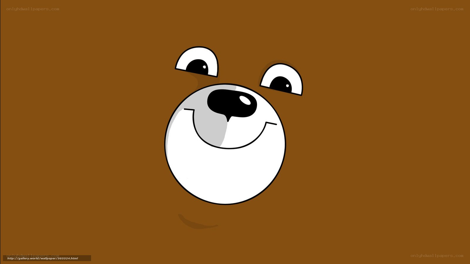 cartoon bear face