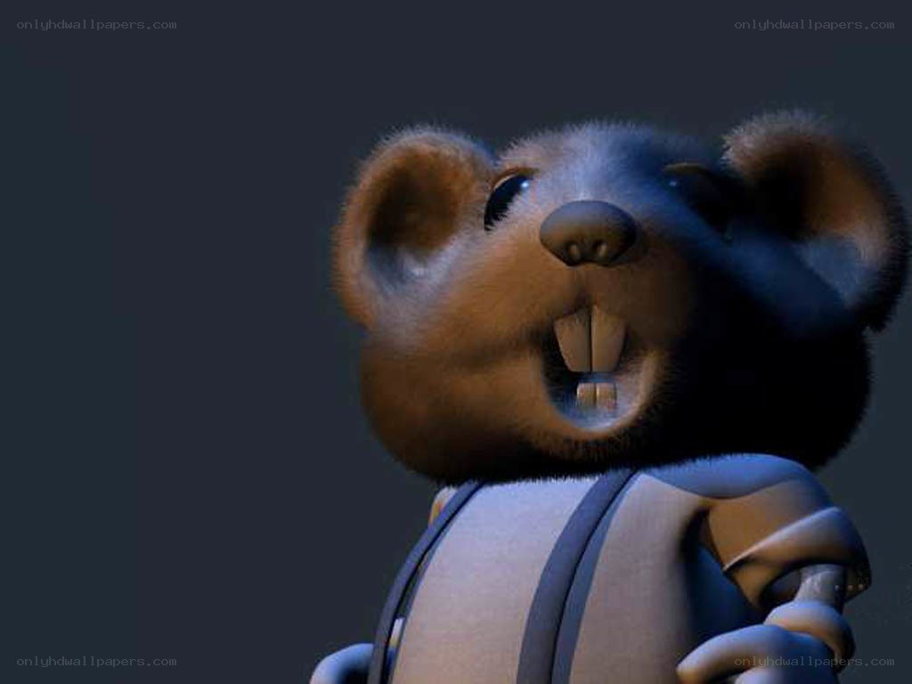 cartoon beaver character