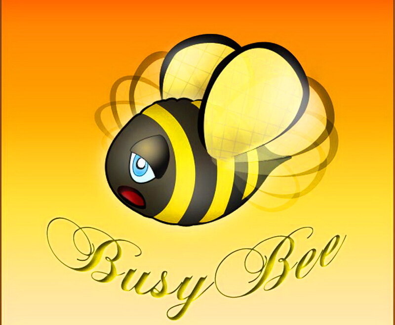 Cartoon Bee Flying