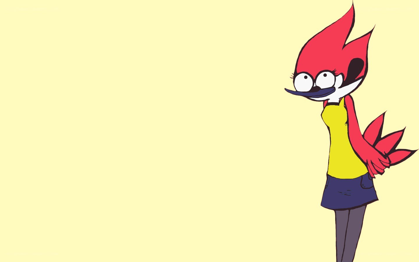 cartoon bird character