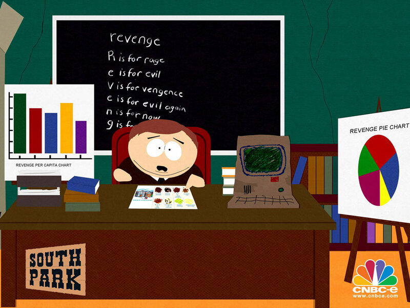 Cartoon Boy at Desk