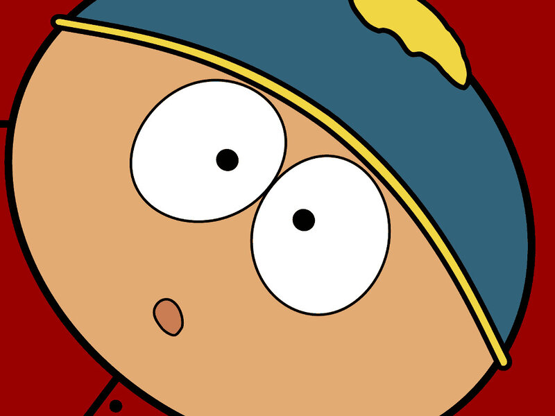 Cartoon Boy Face — Red