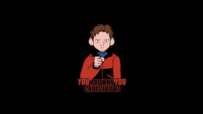 Cartoon Boy Pointing
