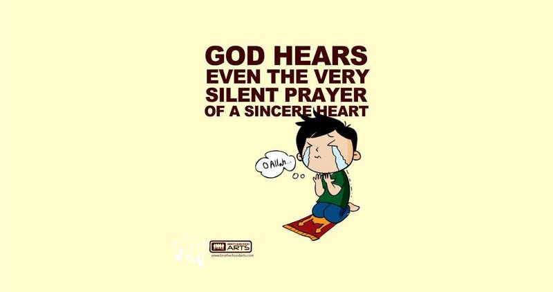 Cartoon Boy Praying