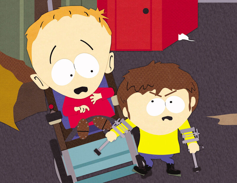 Cartoon boys with injuries