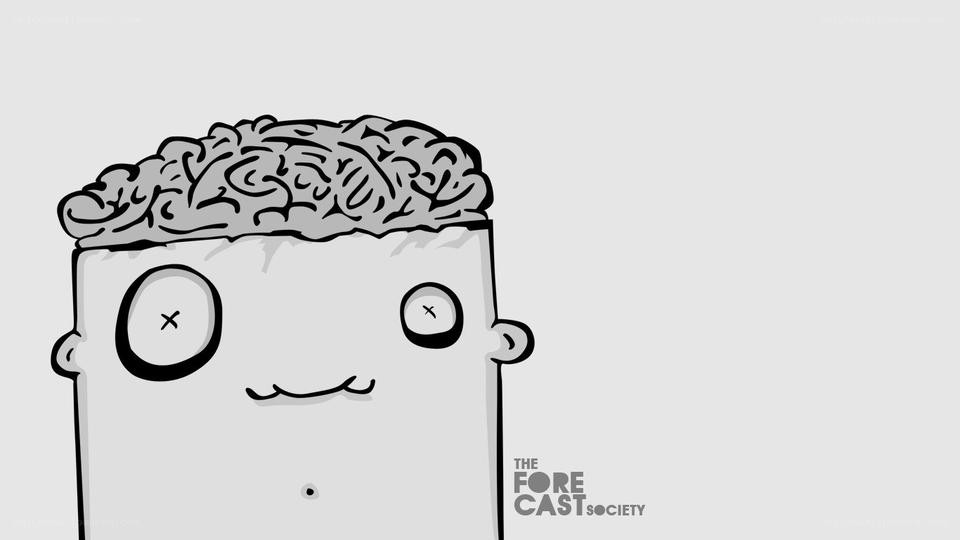 cartoon brain character