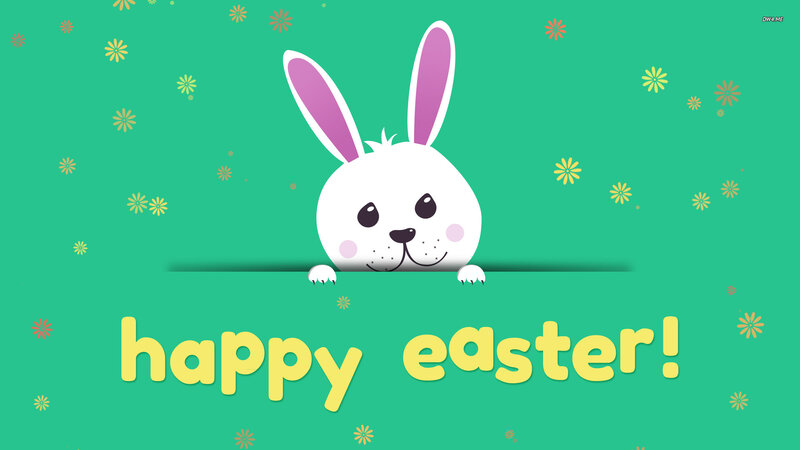 Cartoon Bunny Peeking