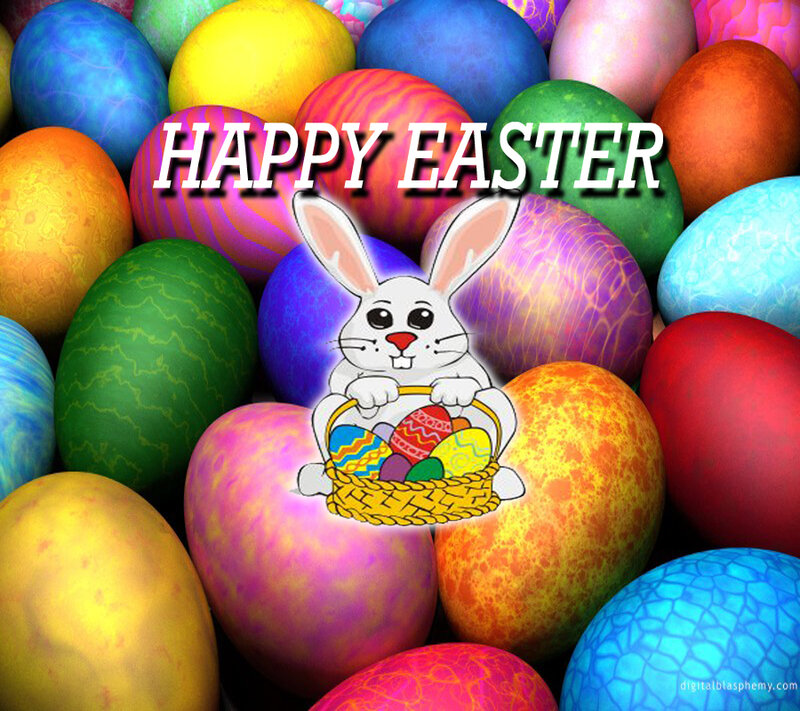 Cartoon Bunny with Basket