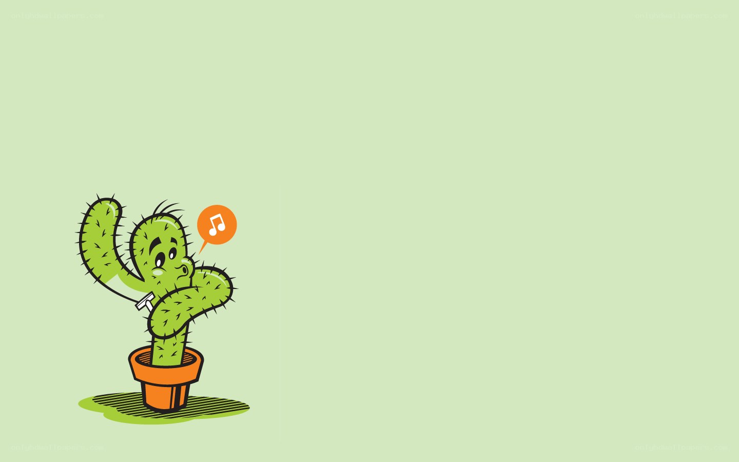 cartoon cactus dancing