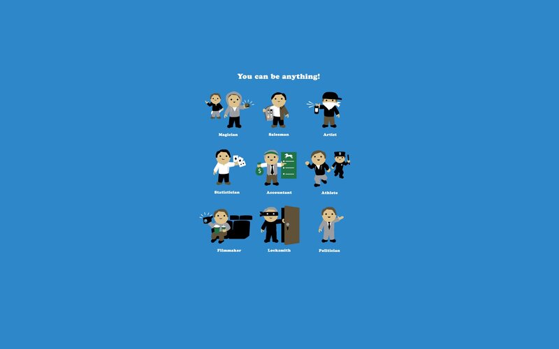 Cartoon Career Icons