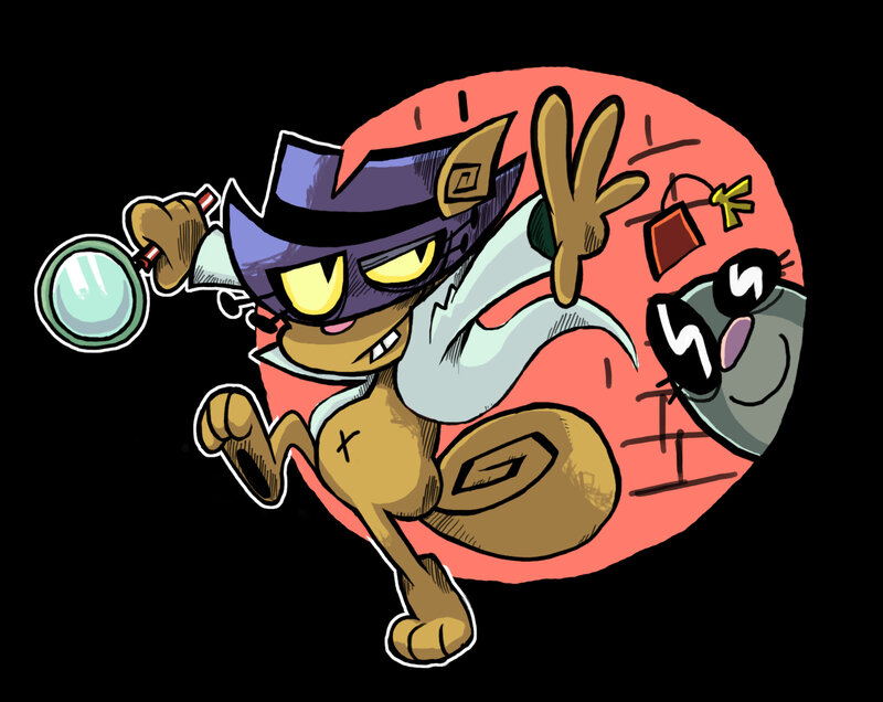 cartoon cat detective