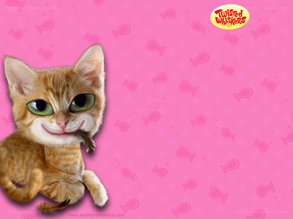 cartoon cat with fish