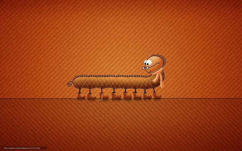 cartoon caterpillar character
