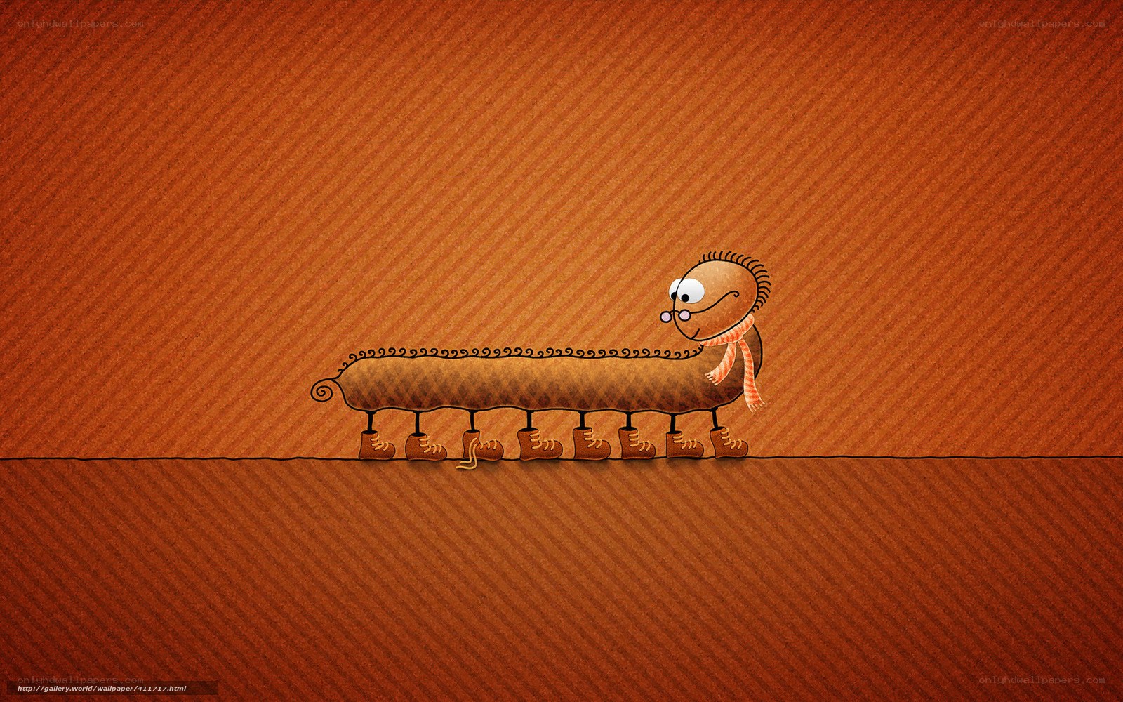 cartoon caterpillar character
