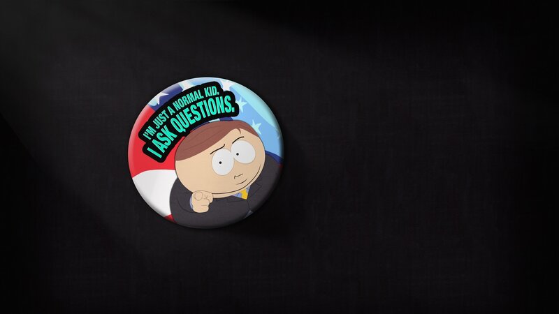 Cartoon Character Button