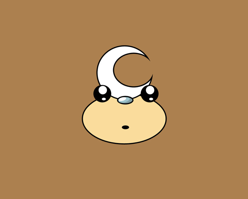 Cartoon Character Face — Brown, Neutral