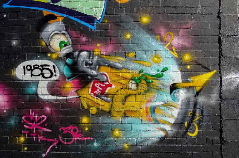 Cartoon Character Graffiti