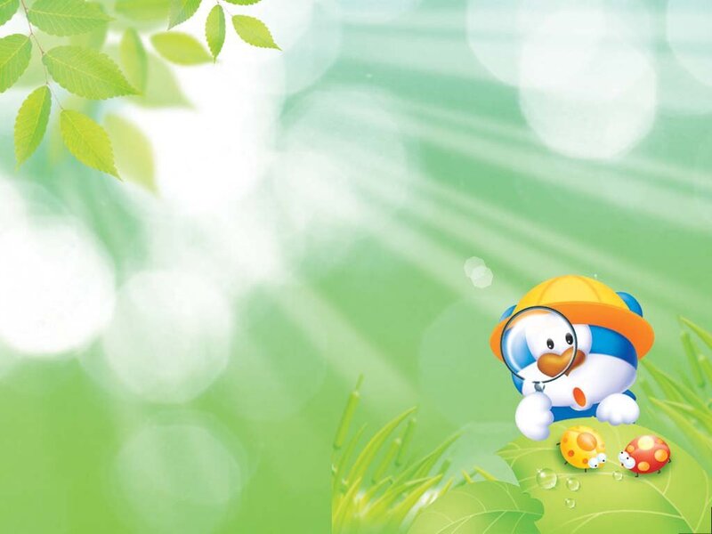 cartoon character in garden