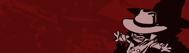 Cartoon Character in Hat — Red