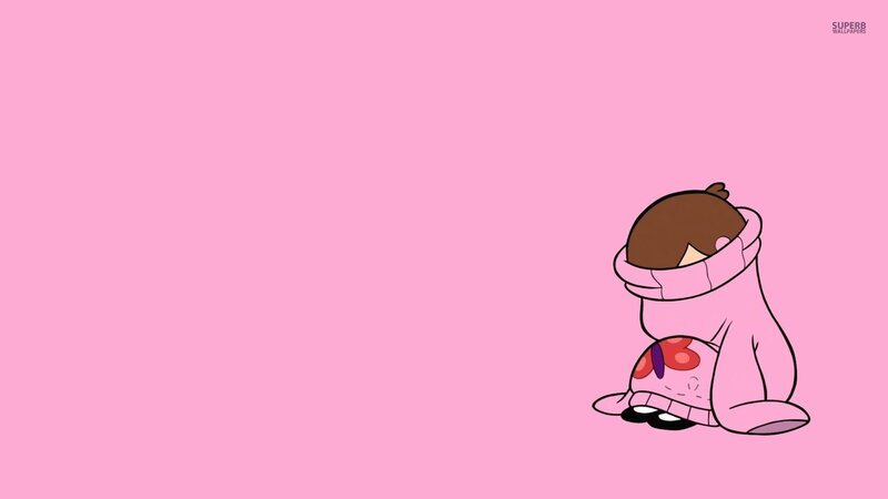 Cartoon Character in Hoodie