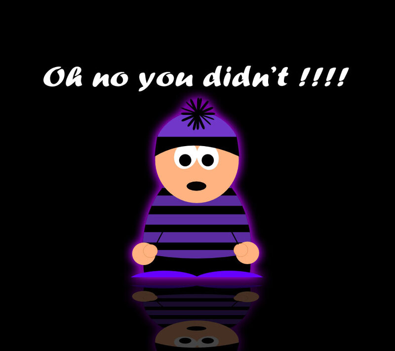 Cartoon Character in Purple