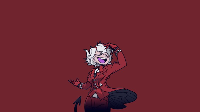Cartoon Character in Red Suit — Playful