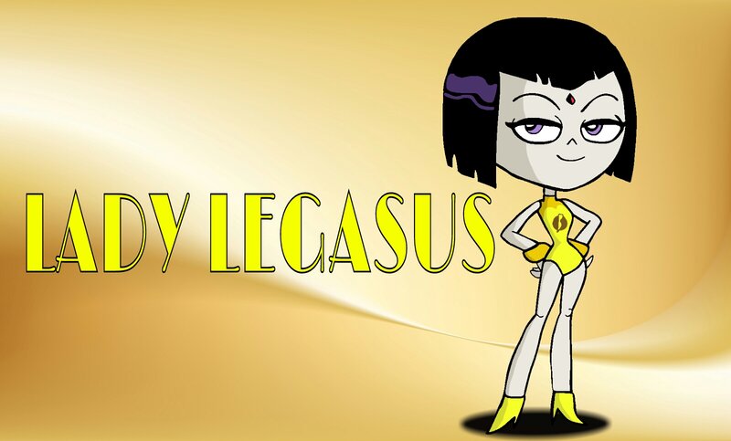 Cartoon Character Lady Legasus