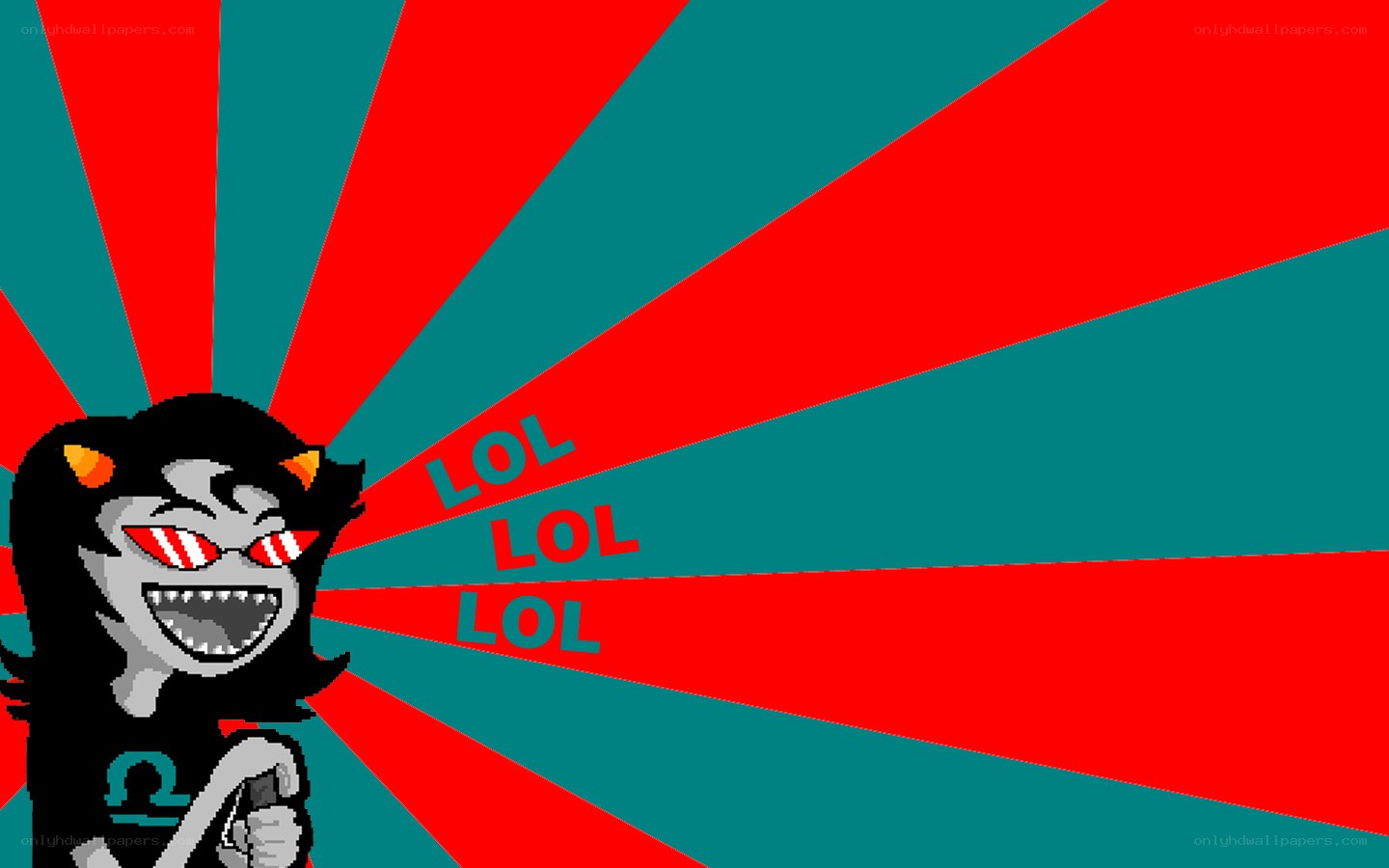 cartoon character laughing