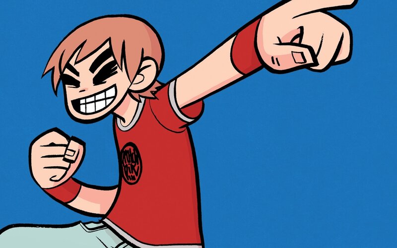 cartoon character pointing