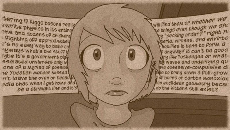 Cartoon Character Reading