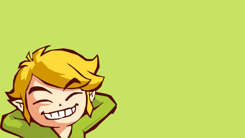 Cartoon Character Smiling — Yellow