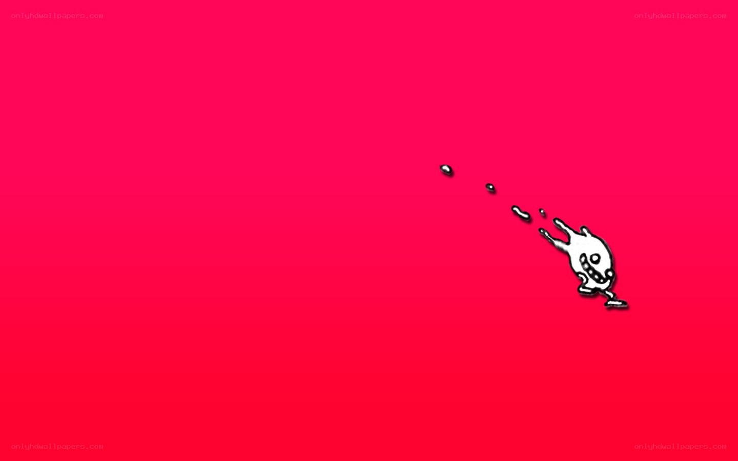 cartoon character splattering