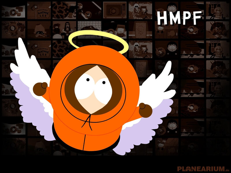 Cartoon character with angel wings