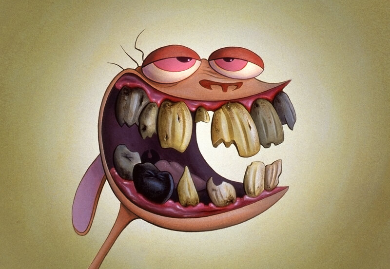 cartoon character with bad teeth