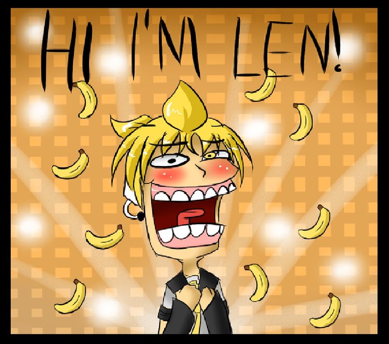 Cartoon Character with Bananas