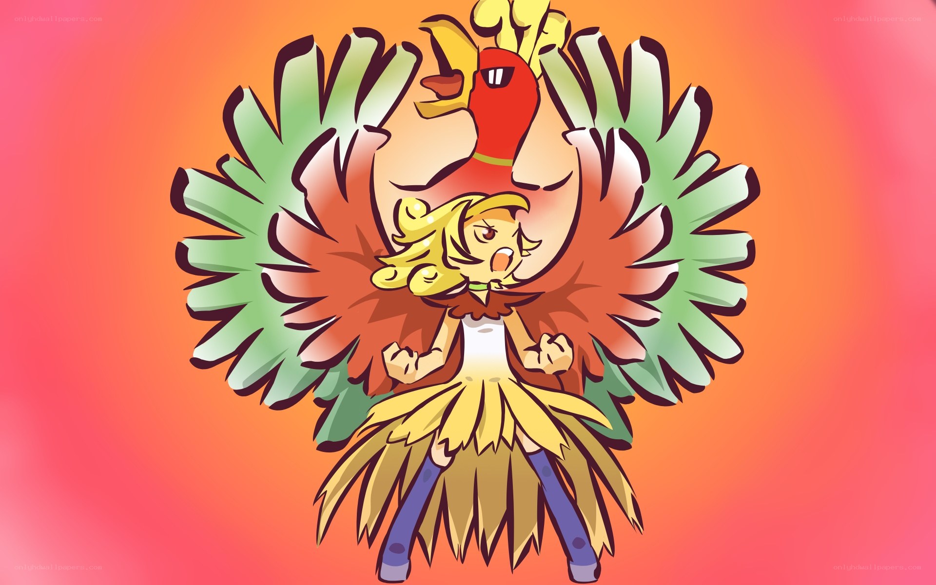 cartoon character with bird wings