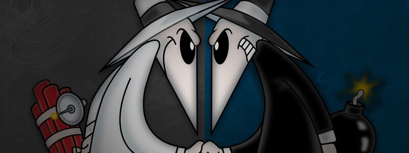 Cartoon character with bombs