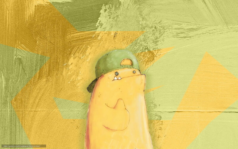 cartoon character with cap