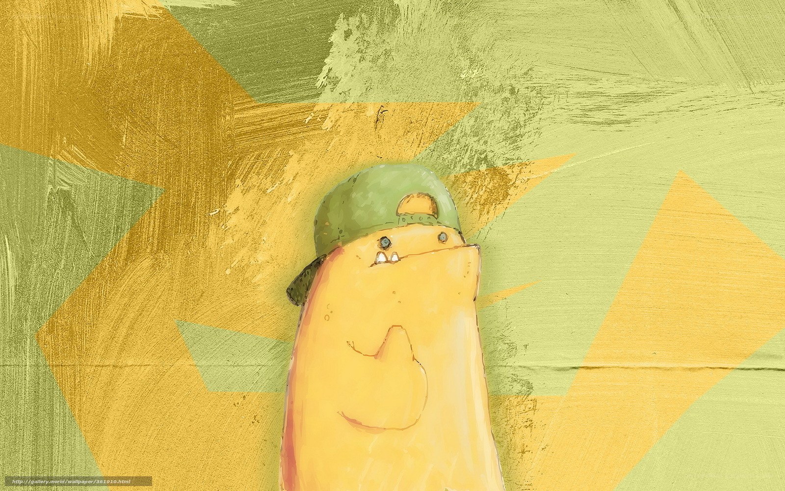 cartoon character with cap