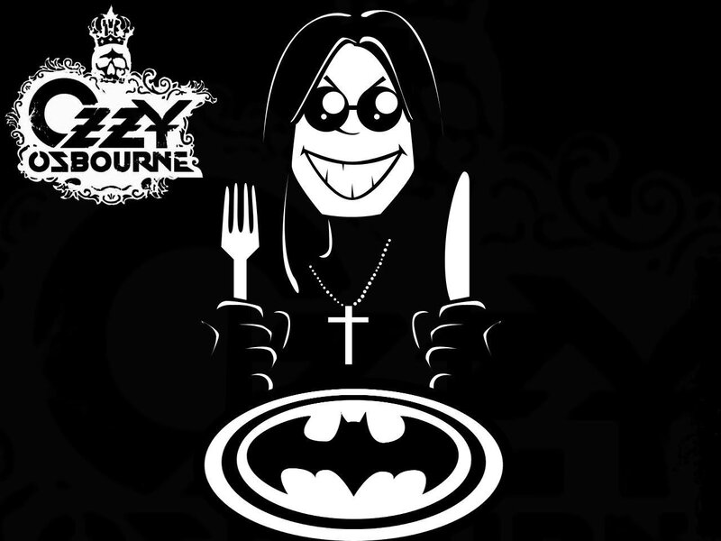 Cartoon Character with Fork and Knife