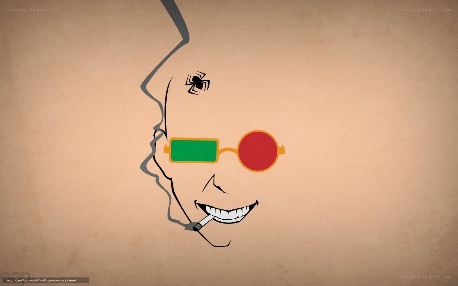 cartoon character with glasses