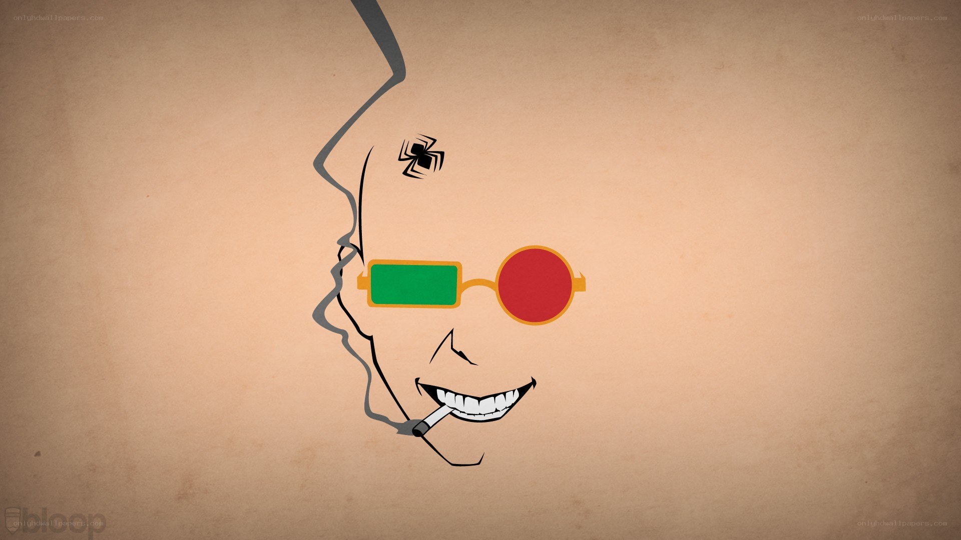 cartoon character with glasses